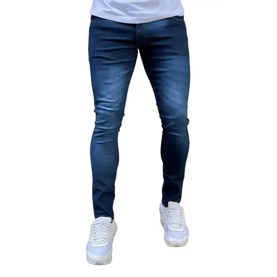 Calça Jeans Masculina Skinny Tradicional Lisa