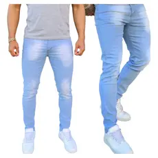 Kit 2 Calça Jeans Skinny Masculina Lycra