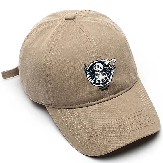 Boné de beisebol Masculino Preto Bege Branco Good Times Forever Tamanho Único