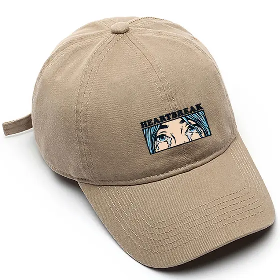Boné de beisebol Masculino Preto Bege Branco Girl Desgosto Tamanho Único