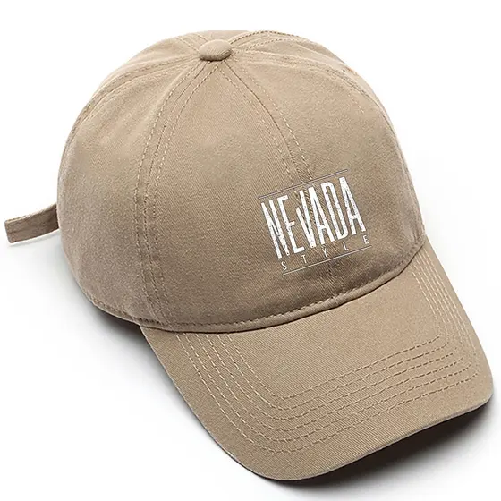 Boné de beisebol Masculino Preto Bege Branco Style Nevada Tamanho Único