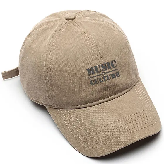 Boné de beisebol Masculino Preto Bege Branco Musica Cultura Tamanho Único