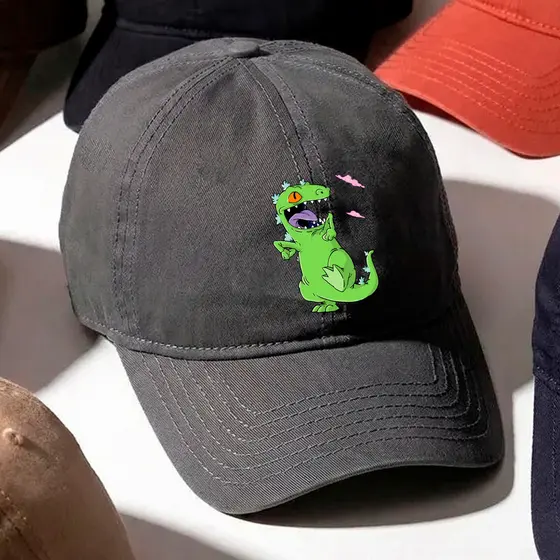 Boné masculino baseball Dinossauro Reptar Rugrats