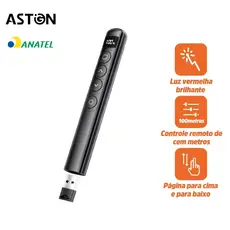 Astgn X Basike Caneta multifuncional para virar páginas  laser 2.4G com display inteligente adaptada