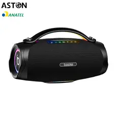 Astgn X Basike Caixa de Som Bluetooth 200 W RMS, Bass Boost, IPX6, Bateria 20.000 mAh e Luzes RGB