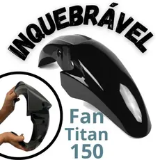 Páralama Dianteiro CG Honda FAN/Titan 125/150 Ano 2000 à 2013 (Preto Injetado)