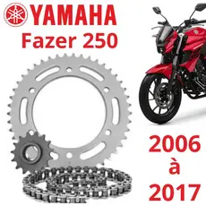 Kit Relação/Transmissão/Tração Fazer 250 2006 à 2017