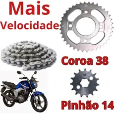 Kit Relação (Reduzida) De Competição Titan/Fan 150 (Todas) Titan/Fan 160 (2016 Em Diante)