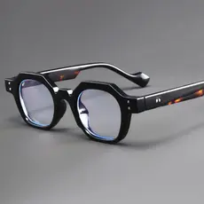 Óculos De Moda Masculina Feminino Anti Luz Azul Retrô Armação Clássica