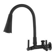 Torneira Flexivel Para Cozinha Com Saida Purificador e Maquina 1/4 x 3/4, Torneira Cozinha Parede