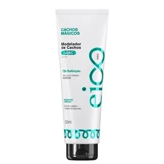 Eico Professional Leave-in Creme Tratamento Modelador de Cachos Mágicos Proteção Térmica Filtro UV 250ml Cacheados 3ABC