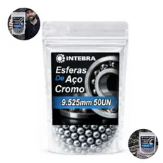 Esfera de Aço Cromo 9.525mm - 50 Unidades