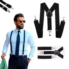 Suspensório Adulto Preto Ou Colorido, Pagem, Casamento, Debutante, Social  - Feminino Masculino