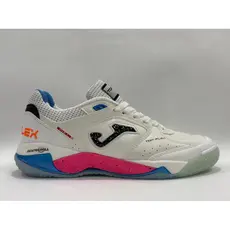 Tênis de Futsal Masculino Top Flex Rebound Plus IC para Quadra Interna Branco Preto Azul