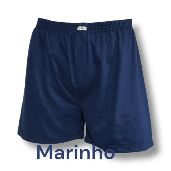 kit 3 cueca samba canção BASICO tradicional 100% algodão, pijama masculino, clássico, Cores sortidas.