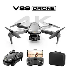 Novo Drone V88 8K Profissional HD Aéreo Câmera Dupla Evitar Obstáculos Quadcopter