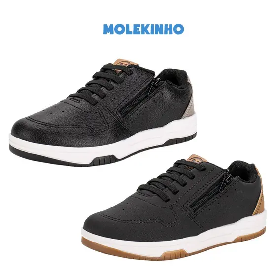 Sapatenis Infantil Elastico Calce Fácil Masculino Molekinho