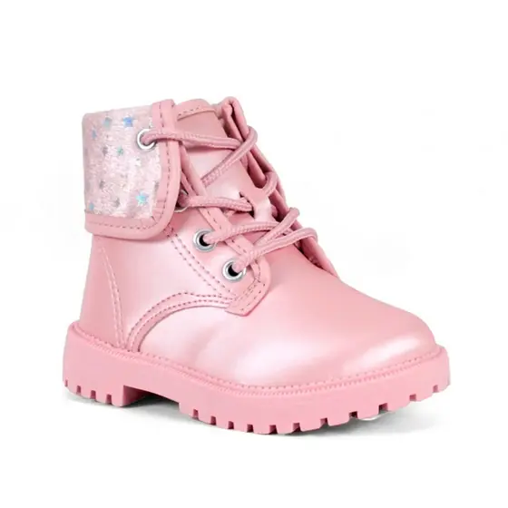 Bota Infantil Coturno Pelinho Botinha Menina Bebe Molekinha