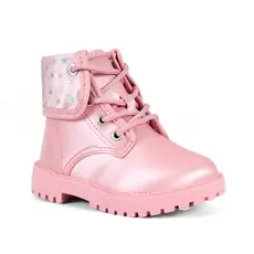 Bota Infantil Coturno Pelinho Botinha Menina Bebe Molekinha
