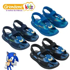 Sandália Papete Sonic Para Meninos Rush Macia Grendene Kids