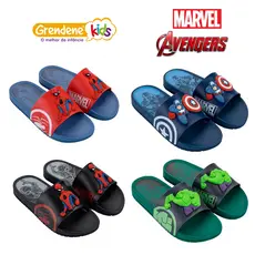 Chinelo Para Menino Slide Infantil Marvel Dash Grendene Kids
