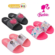 Chinelo Slide De Menina Infantil Barbie Mania Grendene Kids