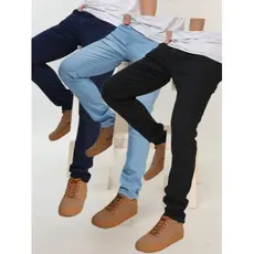 KIT calças jeans masculina skinny com elastano linha premium NF black friday