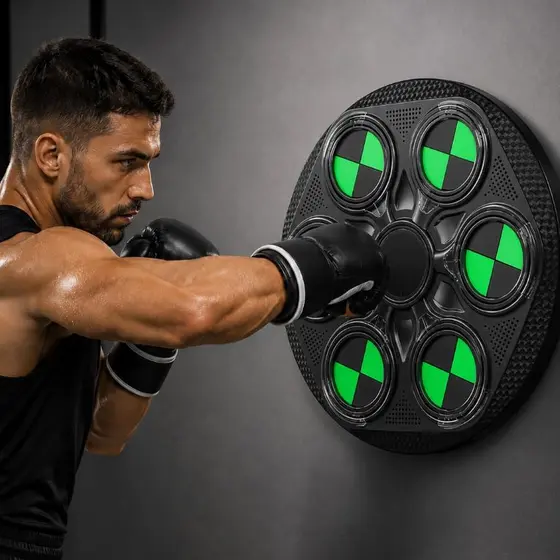Máquina Inteligente de Boxe Soco Música Bluetooth Anti Estresse