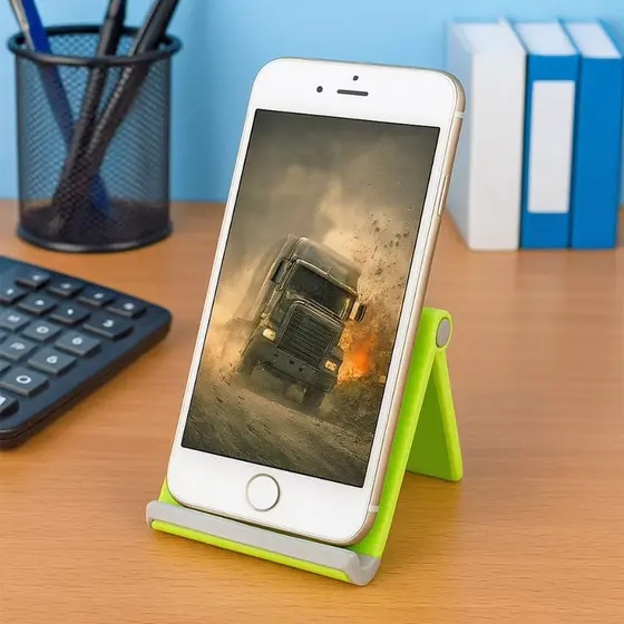 Suporte Para Celular e Tablet Dobrável Portátil Ajustável Apoio Mesa ENVIO IMEDIATO