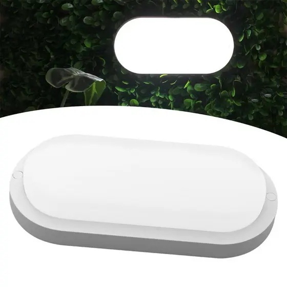 Luminaria Arandela Tartaruga Led 8w Ambiente Externo e Interno Bivolt Luz Branca