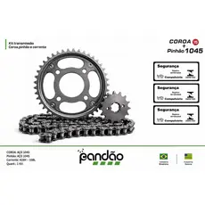 Kit Relação Titan 125 83/99 Coroa Pinhão Corrente 428H Aço 1045 ENVIO IMEDIATO