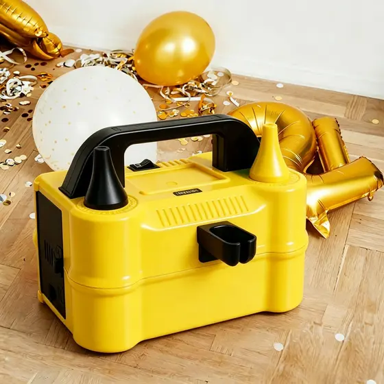 Bomba de Ar Inflador de Balão 127V/220V-450W Bexiga Compressor 2 Bicos