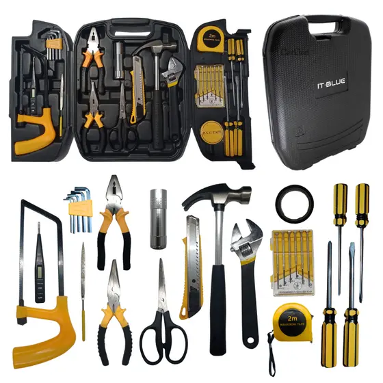 É opcional Organizadora Completo Kit Jogo de Ferramentas Com Maleta Caixa Portatil Multifuncional