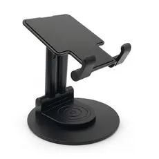 Suporte Universal de Mesa em Alumínio para Celular e Tablet Construção Metálica Resistente