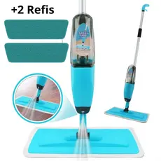 Mop Spray Magico Esfregão Com Reservatorio Rodo De Limpeza 2 Refis Microfibra