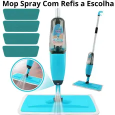 Mop Spray Rodo Magico Esfregão Com Reservatório Rodo de Limpeza Piso Com Refis Microfibra a Escolha