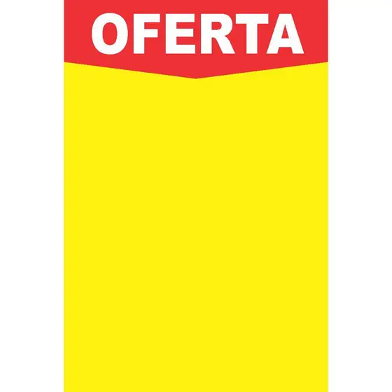 100 Cartaz Oferta A4 Supermercado Placa Duplex Médio 21x31 cm