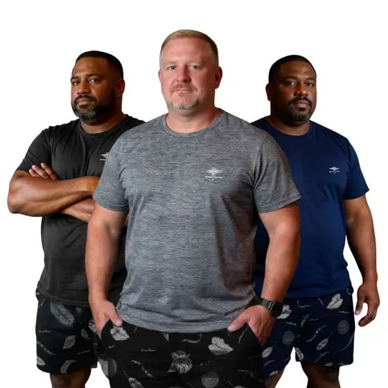 Kit 3 Camisetas Masculinas Plus Size Dry Fit Básico Passeio Academia