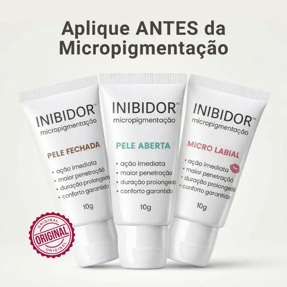 Base Creme para Micropigmentação Fechada Aberta Labial