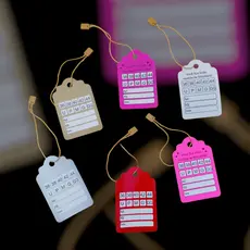 Tag para Roupas com Cordão – Ideal para Lojas