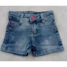 SHORT JEANS BEBÊ 1/3 FEMININA