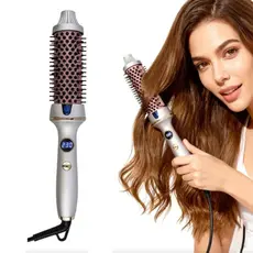 Escova Secadora Alisadora Modeladora Bivolt 230°C Com Cerdas Protetoras