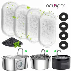 4 Peças Substituto Filtro De Carbono Ativado Para Gatos Filtros De Substituição De Fonte De Água Acessórios Distribuidor