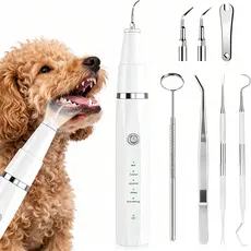 Newpet Aparelho Removedor de Tártaro Pet de Cão/Gato branco / Preto