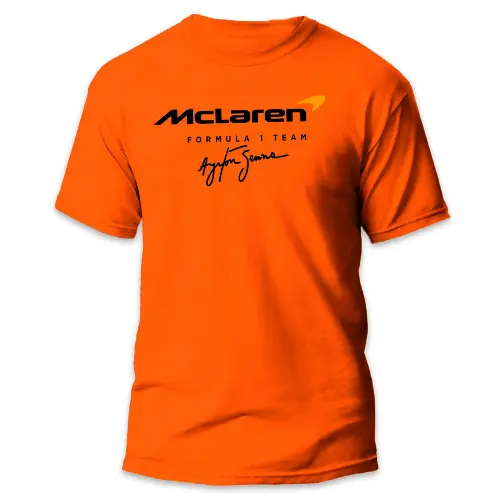 Camisa/Camiseta Airton Senna McLaren 100% Algodão Fio 30.1 - Promoção trendbox