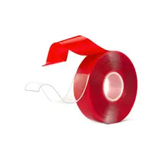 Fita Dupla Face Cola Transparente 2m X 18mm Super Resistente