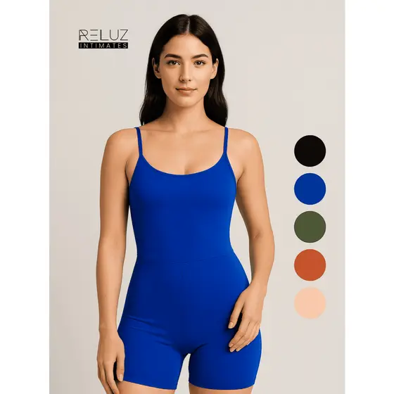 Macaquinho Feminino Academia Poliamida Premium com Modelagem Perfeita