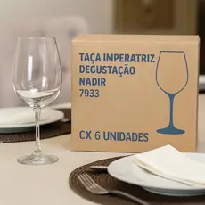 Taça Imperatriz Degustação 600Ml Nadir - Cx 6 Unidades