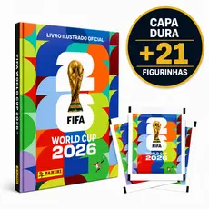 Kit Álbum Panini Copa Do Mundo Fifa 2026 + 21 Figurinhas