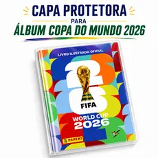 Capa Plástica Protetora Álbum Copa Do Mundo 2026 Fifa World Cup 26